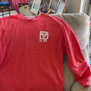 Disney jersey, long sleeve, Walt Disney World size medium